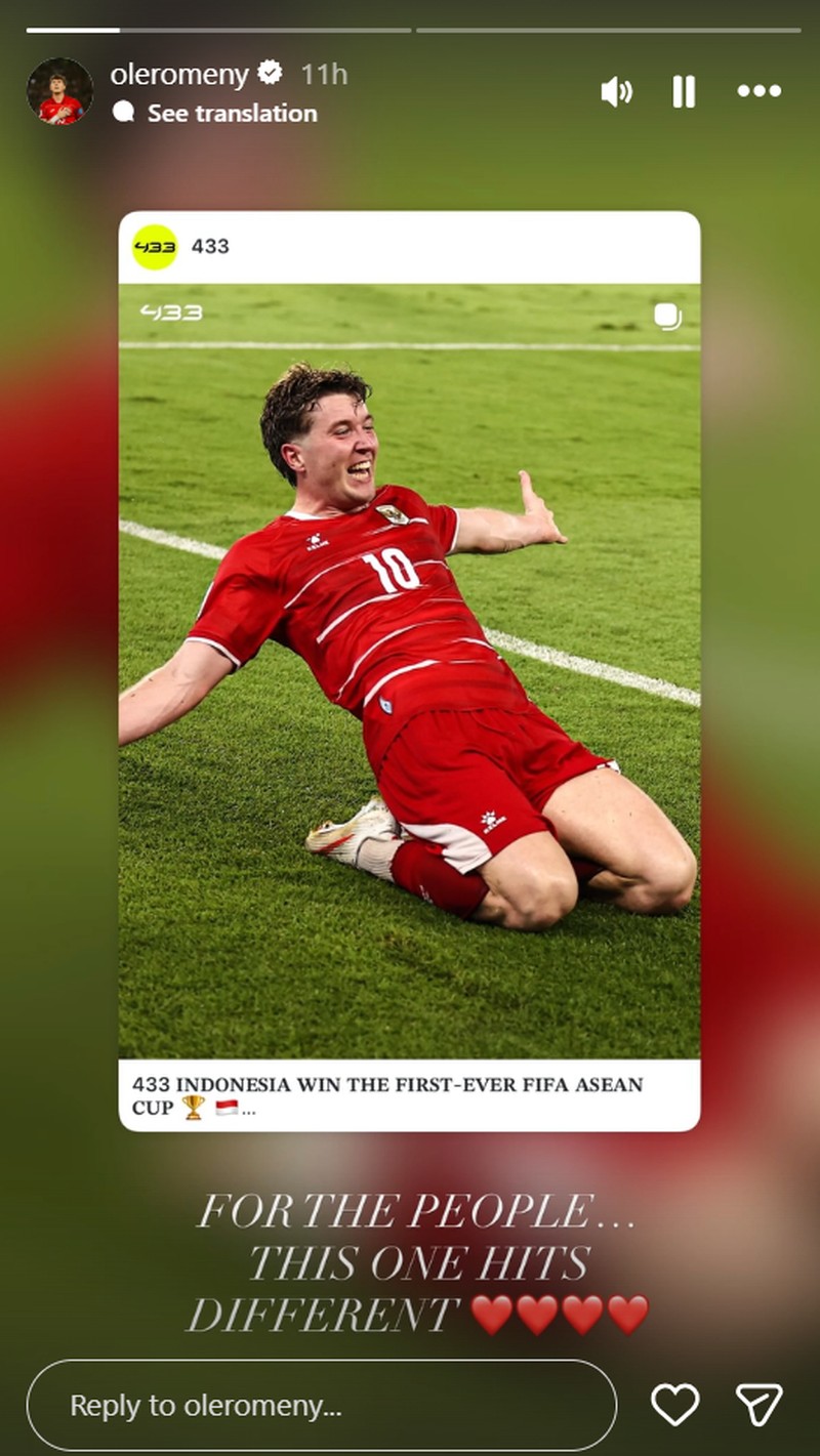 Euforia kemenangan Timnas Indonesia semalam lawan Thailand di final FIFA ASEAN 2026 masih terasa sampai hari ini.