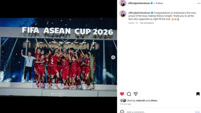 Momen Selebrasi Pemain Timnas Usai Angkat Piala FIFA ASEAN Cup 2026