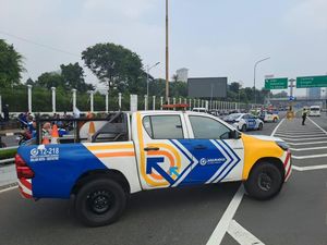 Ada Demo, Exit Tol Dalam Kota Depan DPR Ditutup Sementara