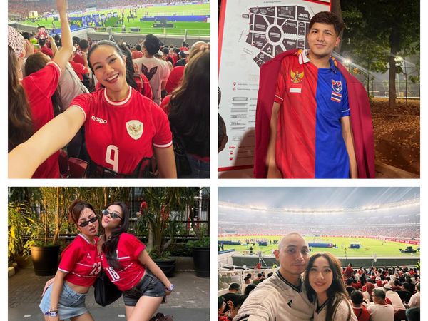 10 Gaya Artis Nonton FIFA ASEAN Cup 2026, Jersey Jirayut Bikin Salfok