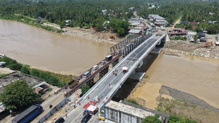 Jembatan Kuta Blang resmi beroperasi 20 September lalu. (Foto: Kementerian PU)