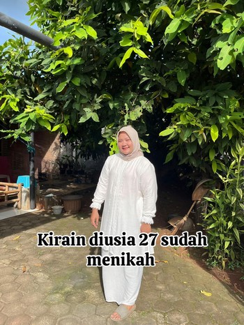 Sempat Pasrah Jodoh, Viral Wanita 34 Tahun Menikah Usai Komentar di TikTok