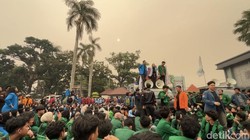 Mahasiswa Kecewa Tak Bisa Temui Herman Deru di Kantor Gubernur Sumsel