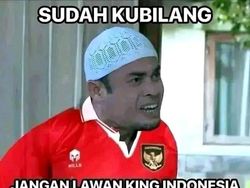 Meme Kocak King Indo, Tak Bisa Menahan Kesombongan Usai Menang