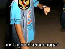 Meme Kocak King Indo, Tak Bisa Menahan Kesombongan Usai Menang