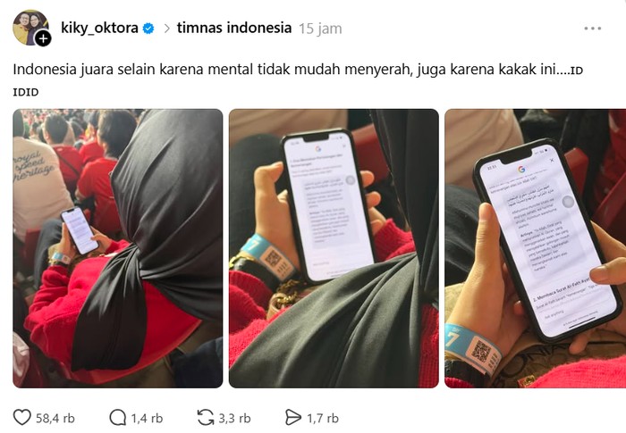 Netizen Indonesia dukung Timnas lewat doa
