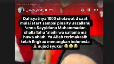 Potret Netizen Kompak Langitkan Doa untuk Timnas Indonesia