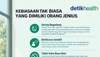 Infografis: 5 Kebiasaan Tak Biasa yang Dimiliki Orang Jenius, Punya Salah Satunya?