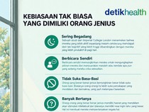 Infografis: 5 Kebiasaan Tak Biasa yang Dimiliki Orang Jenius, Punya Salah Satunya?