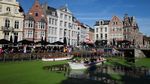 Sungai Lys di Belgia Mendadak Menghijau
