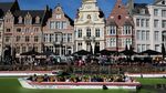 Sungai Lys di Belgia Mendadak Menghijau