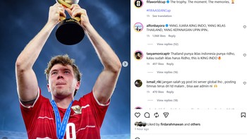 Akun Instagram FIFA World Cup juga merayakan kemenangan Indonesia. Foto: Screenshot
