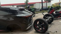 As Roda Chery Omoda 5 Copot, sampai Misah dari Bodi Mobil