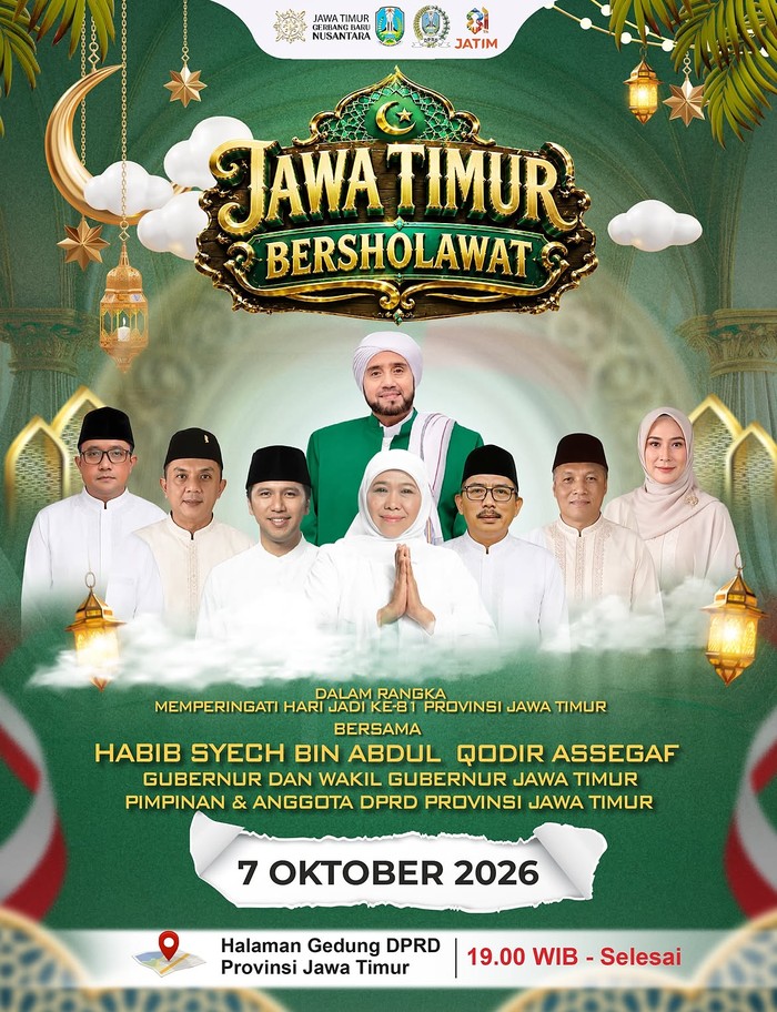 Flyer Jatim Bersholawat