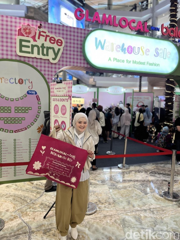 Bazar busana dan hijab lokal kembali digelar bertajuk Glamlocal Warehouse Sale mulai dari 7-11 Oktober 2026 di Grand Atrium, Kota Kasablanka.
