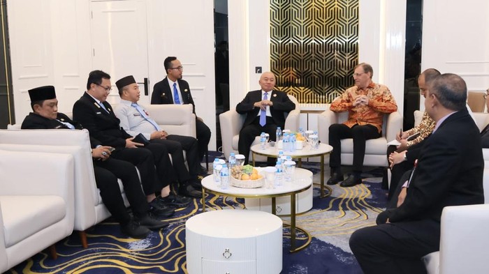 Gubernur Kalsel Muhidin melakukan pertemuan dengan Wakil Dubes Belanda untuk Indonesia, Adriaan Palm.