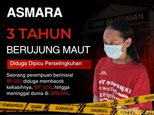Infografis: Asmara 3 Tahun Anak Lurah Gresik Berujung Maut