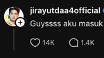Guys... Jirayut Masuk Akun Berita di Thailand Usai Final dengan Indonesia