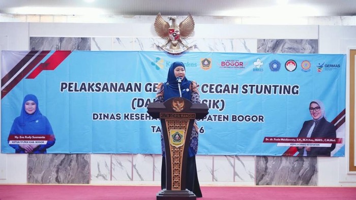 Ketua Tim Penggerak PKK Kabupaten Bogor Eva Rudy Susmanto