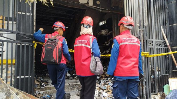 Lokasi kebakaran tewaskan dua pemuda di Jaktim (Syahid/detikcom)