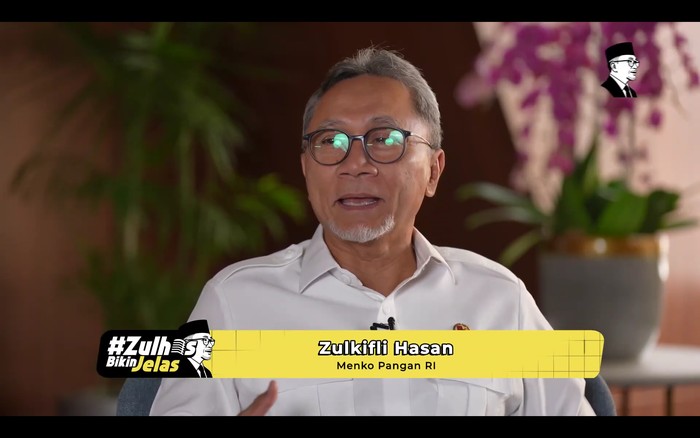 Menteri Koordinator Bidang Pangan Zulkifli Hasan