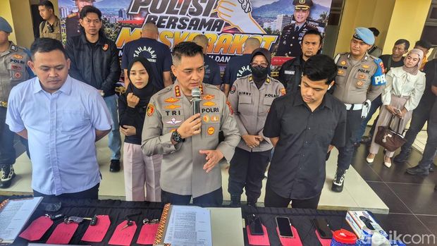 Polisi mengungkap kasus pencurian motor di Bandung