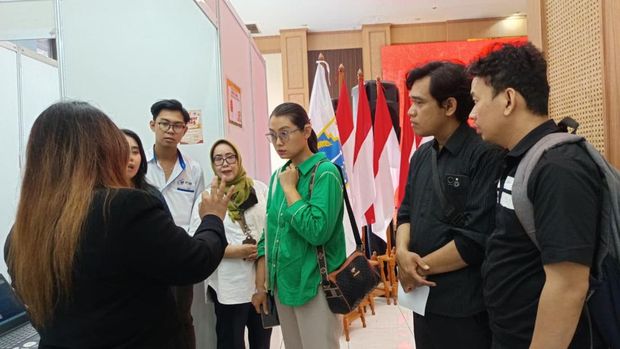 Suasana job fair di Jakarta Timur (Shonya/detikcom)