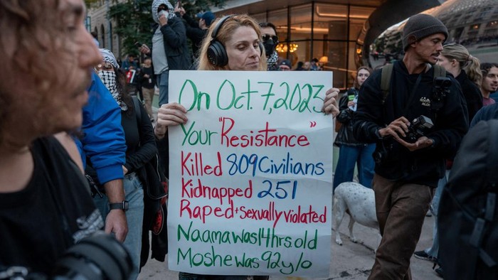 Demonstrasi Pro-Palestina di New York: Menandai Tiga Tahun Serangan 7 Oktober (2)