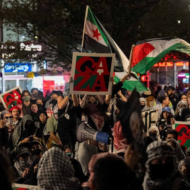 Aksi Pro-Palestina Warnai Peringatan 3 Tahun Serangan 7 Oktober di New York