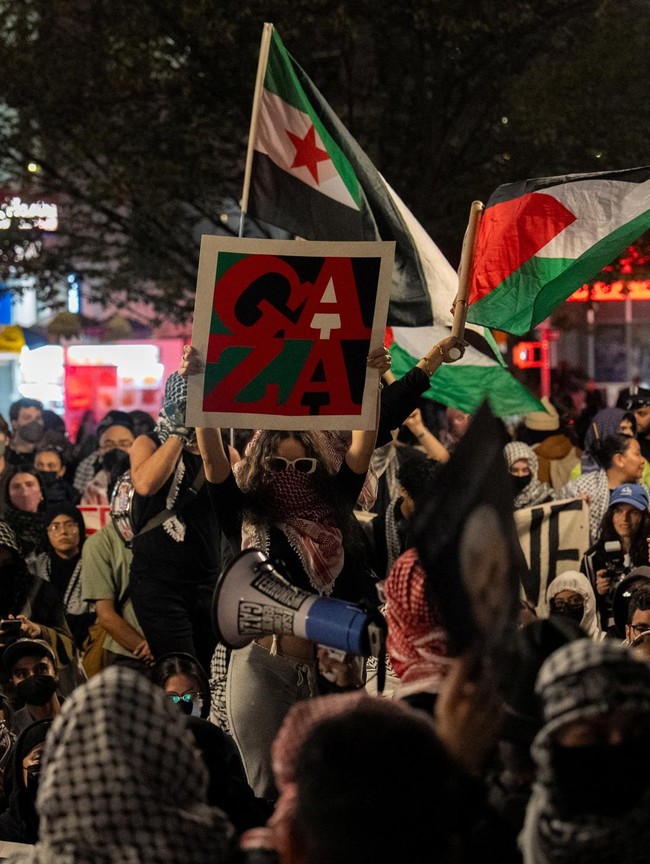 Aksi Pro-Palestina Warnai Peringatan 3 Tahun Serangan 7 Oktober di New York
