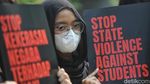 Aksi Solidaritas Aktivis Indonesia untuk Pelajar Prancis