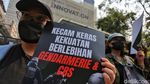 Aksi Solidaritas Aktivis Indonesia untuk Pelajar Prancis