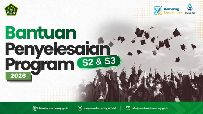 Bantuan Penyelesaian Program S2-S3 Kemenag.