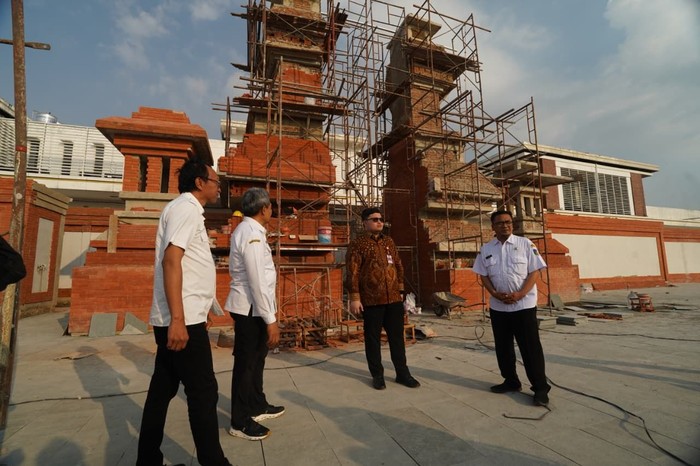 Bupati Kediri Cek Progres Pembangunan Museum Sri Aji Joyoboyo Tahap 3