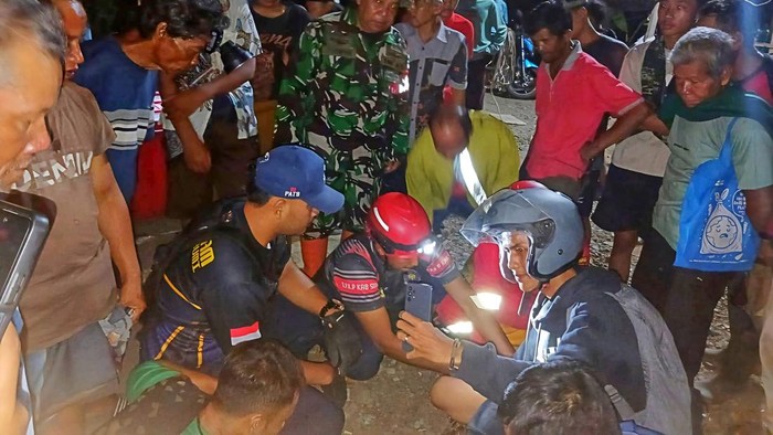 Geger 2 Buaya Muncul di Muara Cimandiri Sukabumi, 1 Berhasil Ditangkap Damkar-Warga