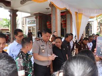 Kapolres Tabanan Hadiri Pemusnahan Barang Bukti 38 Perkara Tindak Pidana