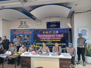 Geng Motor Pembunuh Pria di Makassar 22 Orang, 3 Masih Buron