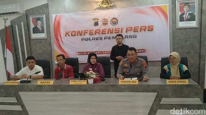 Jumpa pers kasus bullying di Pemalang.