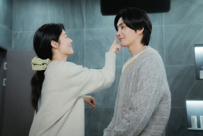 Adegan dalam drama Korea Make Me Tingle.