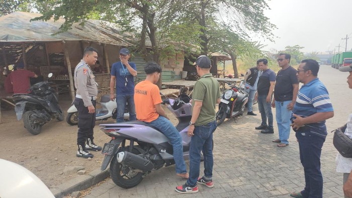 Maling motor di Mojokerto