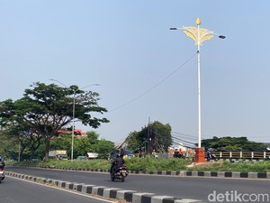 Penampakan PJU Baru di Jalan Soekarno Hatta Bandung