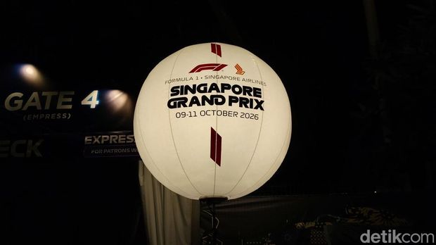 Pergelaran Lampu Philips untuk F1 GP Singapura 2026 Pergelaran Lampu Philips untuk F1 GP Singapura 2026