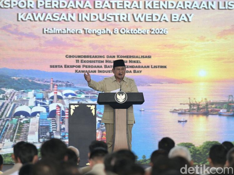 Prabowo Resmikan 11 Ekosistem Hilirisasi Senilai Rp180 Triliun di Maluku Utara