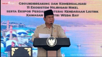 Prabowo Resmikan Proyek Hilirisasi Rp 180 T di Weda Bay