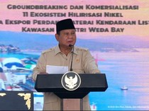 Prabowo Resmikan Ekspor Perdana Baterai Kendaraan Listrik