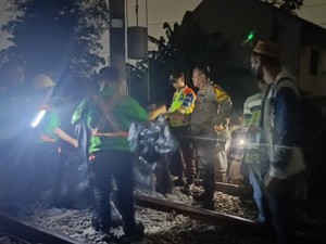 Pria Tewas Tertabrak KRL di Ciputat Sedang Bikin Konten Tugas Kuliah