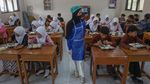 Siswa Kini Ambil Lauk Sendiri, MBG Uji Sistem Prasmanan