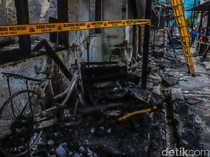 Suasana Pascakebakaran di Kemayoran, Hanguskan 8 Rumah dan Kios
