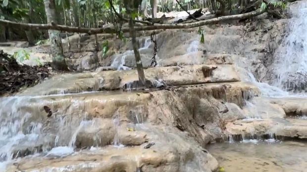 Air Terjun Bidadari di Kutai Timur. (Istimewa/Laman Pemkab Kutai Timur) Air Terjun Bidadari di Kutai Timur. (Istimewa/Laman Pemkab Kutai Timur)