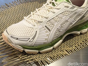 Terinspirasi Pandan, Sneakers ASICS x atmos Punya Sentuhan Khas Indonesia